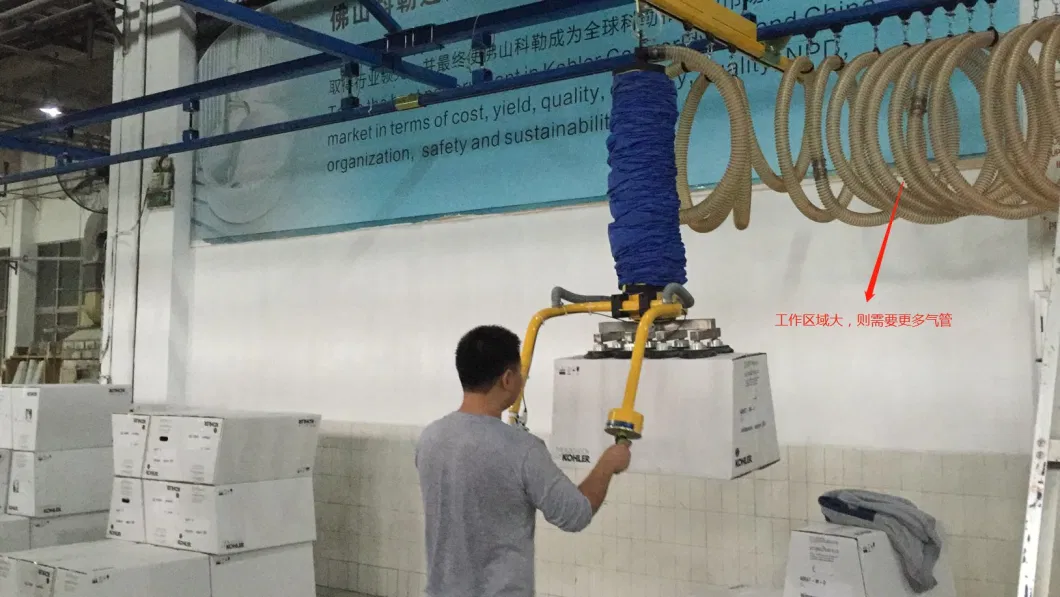 ESL Series Pneumatic Tube Type Vacuum Lifter for Carton, Sacks, Bags, Barrel, Coiling, Bucket, Glass Vacuum Lifter Machine Vacuum Lifter for Carton Stacking